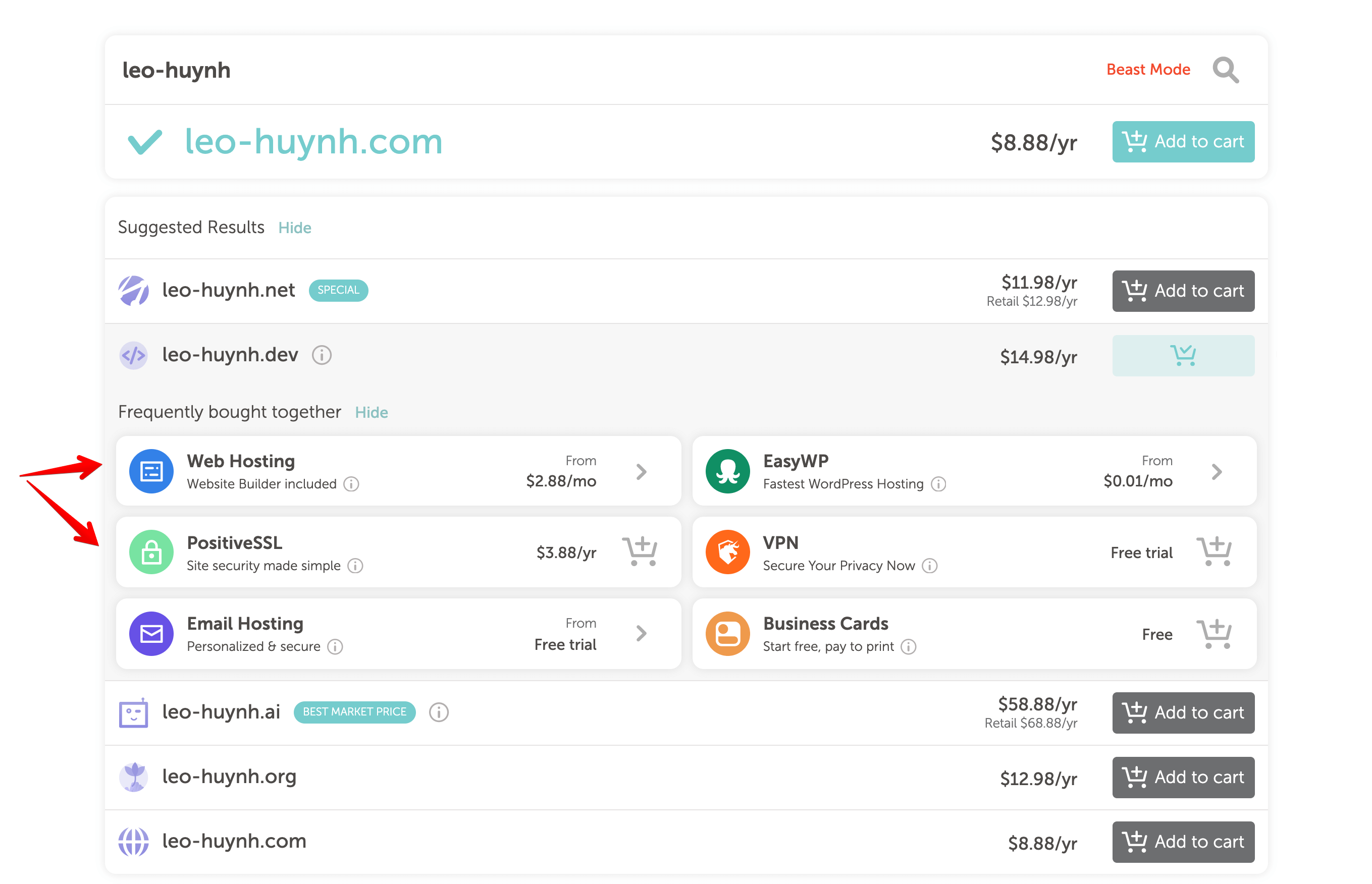 namecheap domain search